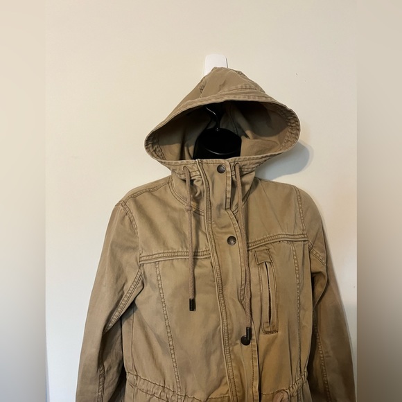 Abercrombie & Fitch New York Cargo Utility Hooded Zipped Jacket Size XS - Picture 3 of 9